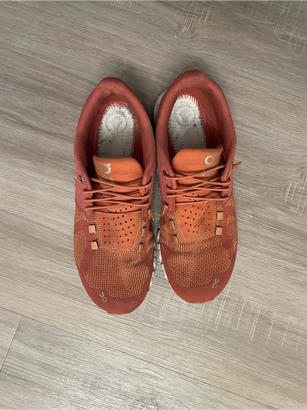 On Running Rust/orange Running Shoes